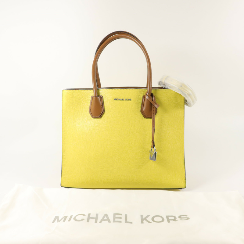 Michael Kors 牛皮皮革Mercer Medium手挽肩背兩用袋-9