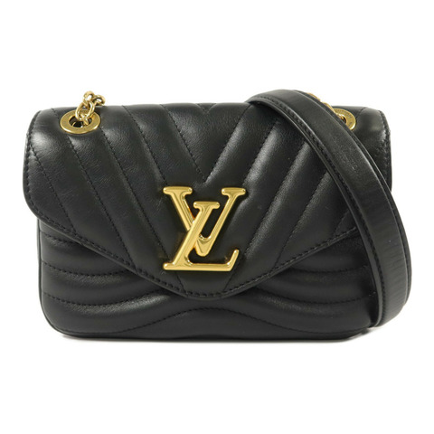 LOUIS VUITTON 牛皮皮革New Wave Chain Bag PM鏈帶肩背袋