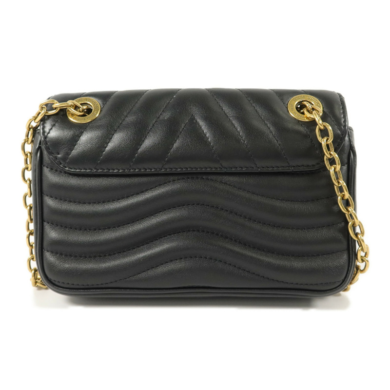 LOUIS VUITTON 牛皮皮革New Wave Chain Bag PM鏈帶肩背袋-1