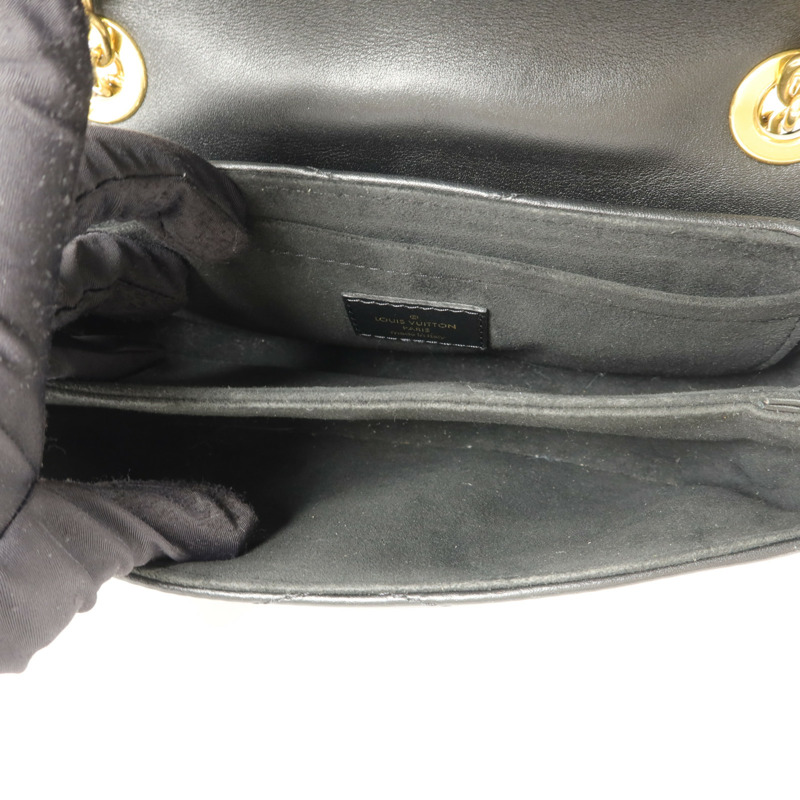 LOUIS VUITTON 牛皮皮革New Wave Chain Bag PM鏈帶肩背袋-4