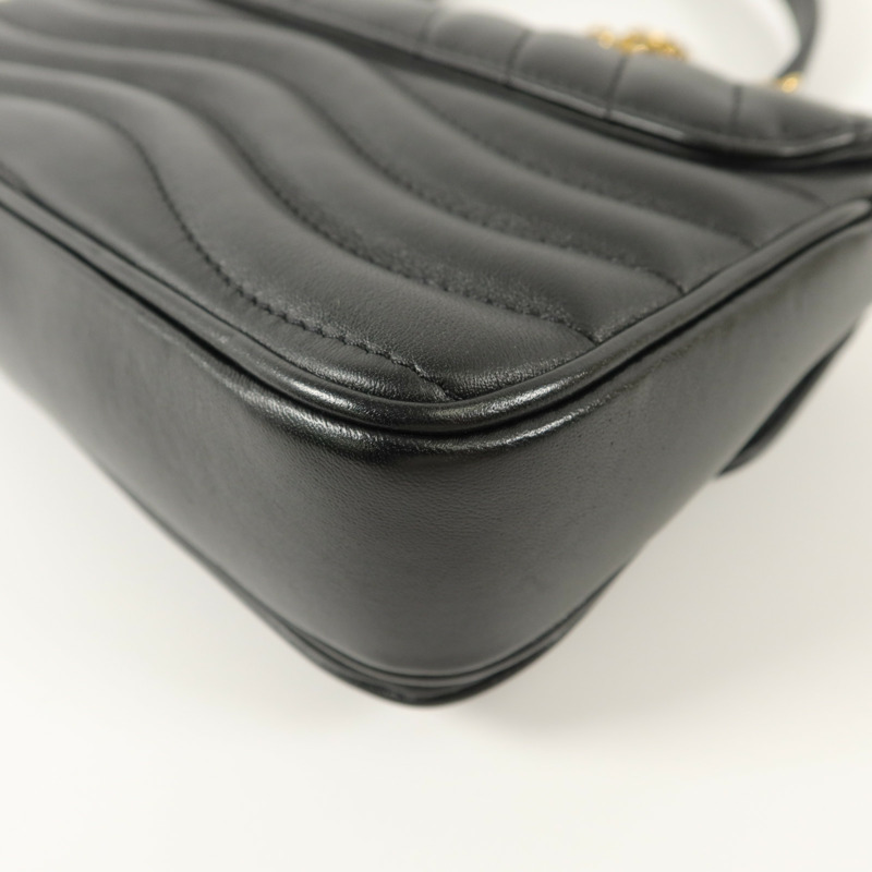 LOUIS VUITTON 牛皮皮革New Wave Chain Bag PM鏈帶肩背袋-14