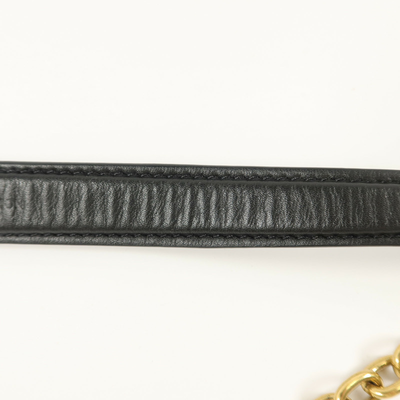 LOUIS VUITTON 牛皮皮革New Wave Chain Bag PM鏈帶肩背袋-17