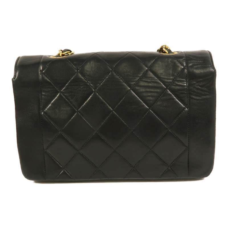 CHANEL 羊皮皮革Vintage Diana鏈帶肩背袋-1