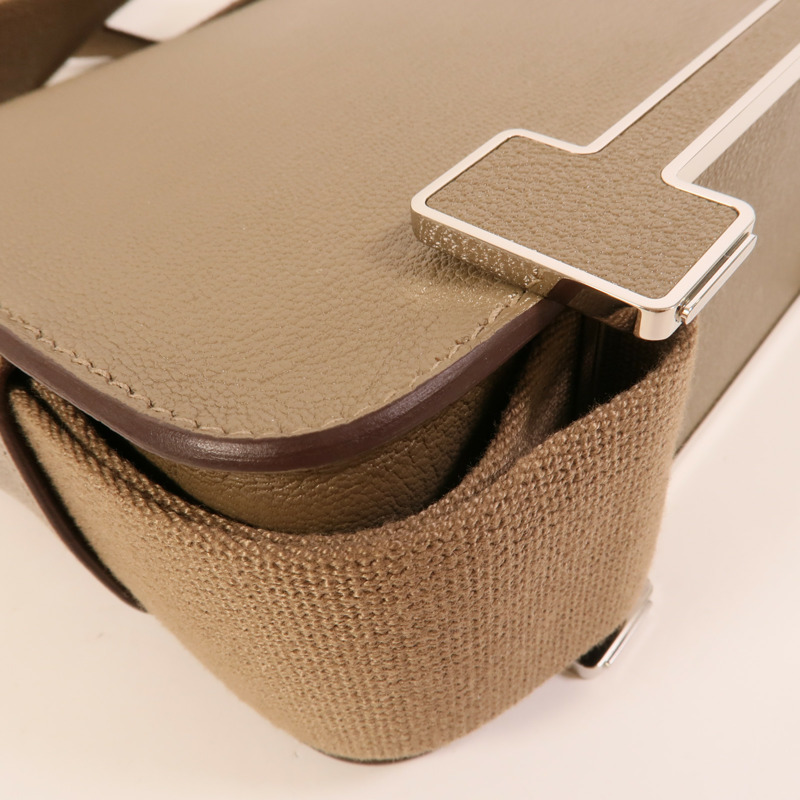 HERMES Chevre皮革Geta肩背袋Geta-10