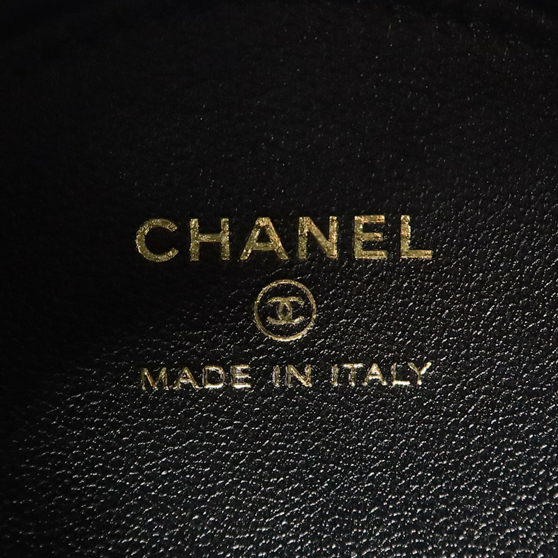 CHANEL 羊皮皮革Gold Camellia Bag鏈帶肩背袋-5