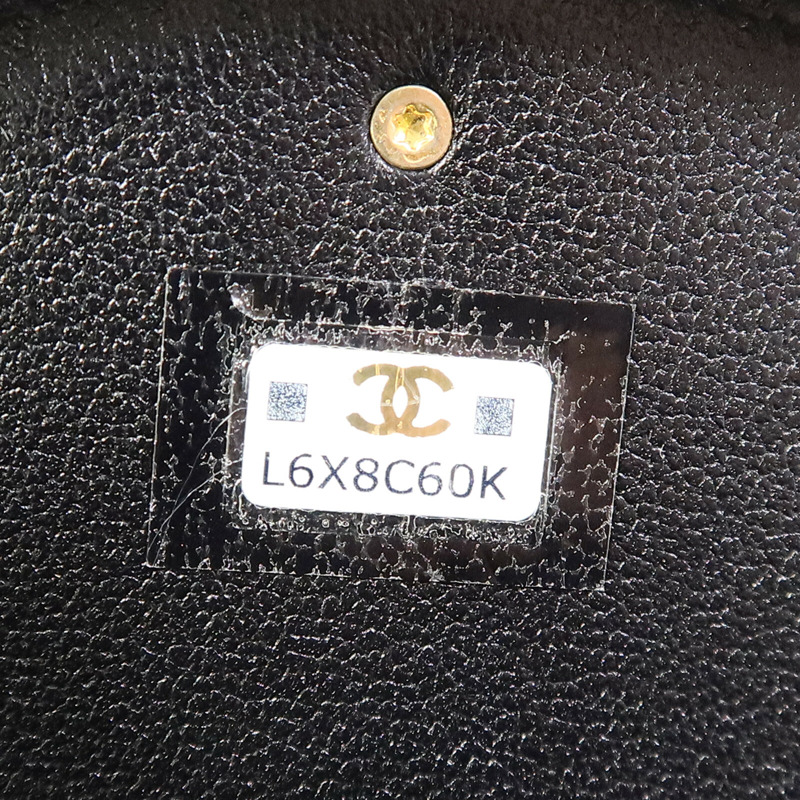 CHANEL 羊皮皮革Gold Camellia Bag鏈帶肩背袋-6