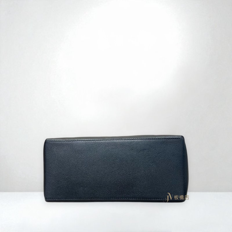 JS1378-LV Petit Palais黑牛皮壓紋金釦手提斜背包 M58916-4