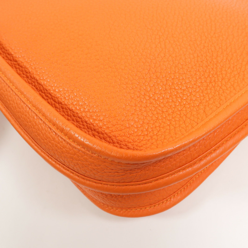 HERMES Clemence皮革Evelyne PM肩背袋Feu-12