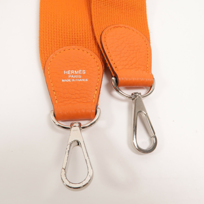 HERMES Clemence皮革Evelyne PM肩背袋Feu-15