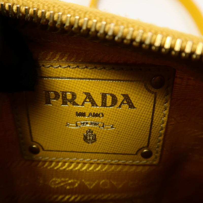 PRADA 尼龍Chain Shoulder鏈帶肩背袋-5