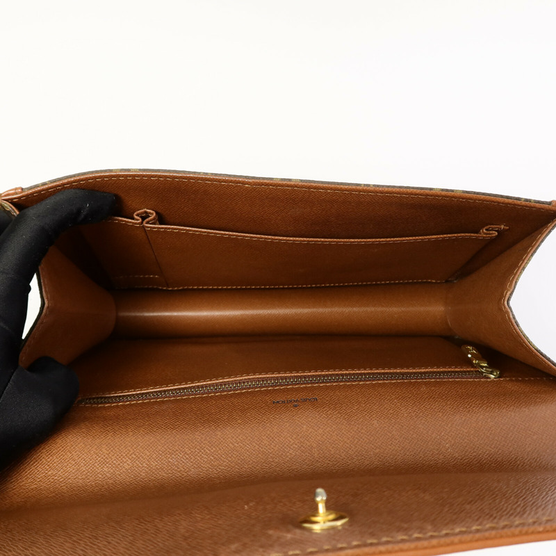 LOUIS VUITTON Monogram Dame GM手拿包-4