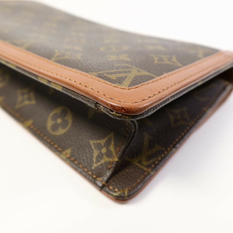 LOUIS VUITTON Monogram Dame GM手拿包-10