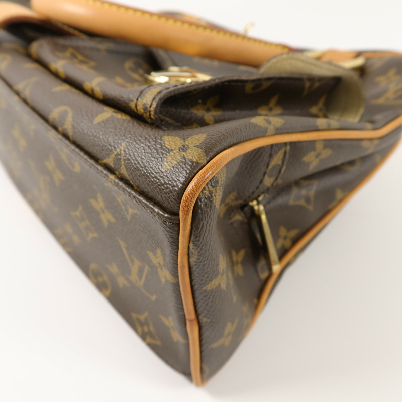 LOUIS VUITTON Monogram Manhattan GM手挽袋-11