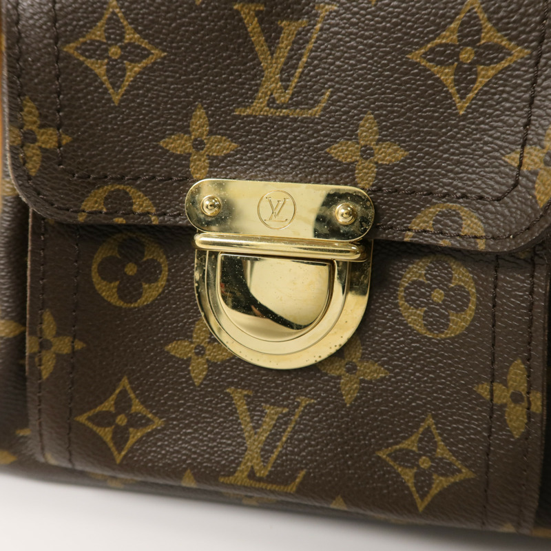 LOUIS VUITTON Monogram Manhattan GM手挽袋-17