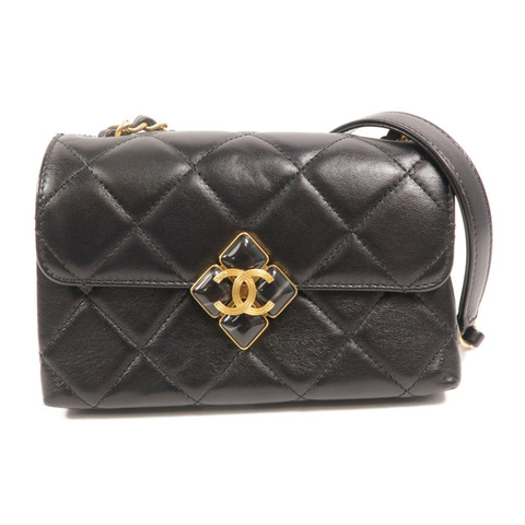 CHANEL 牛皮皮革Chain Shoulder鏈帶肩背袋
