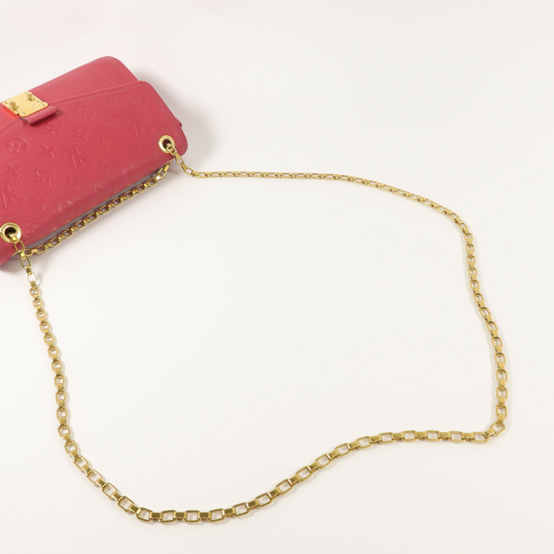 LOUIS VUITTON Monogram Empreinte Saint Germain PM鏈帶肩背袋-8