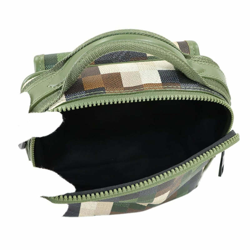 路易威登 Damouflage Quest 兩用肩背包 綠色 M24450 RFID 防盜斜背包-6