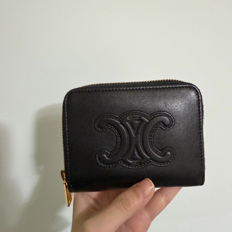 Celine 凱旋門ㄇ型短夾 購於台灣正櫃-0