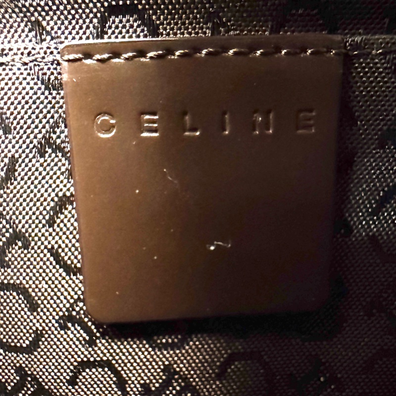 【赫蒂國際精品】Celine 賽琳 皮草漆皮肩背包vintage-7