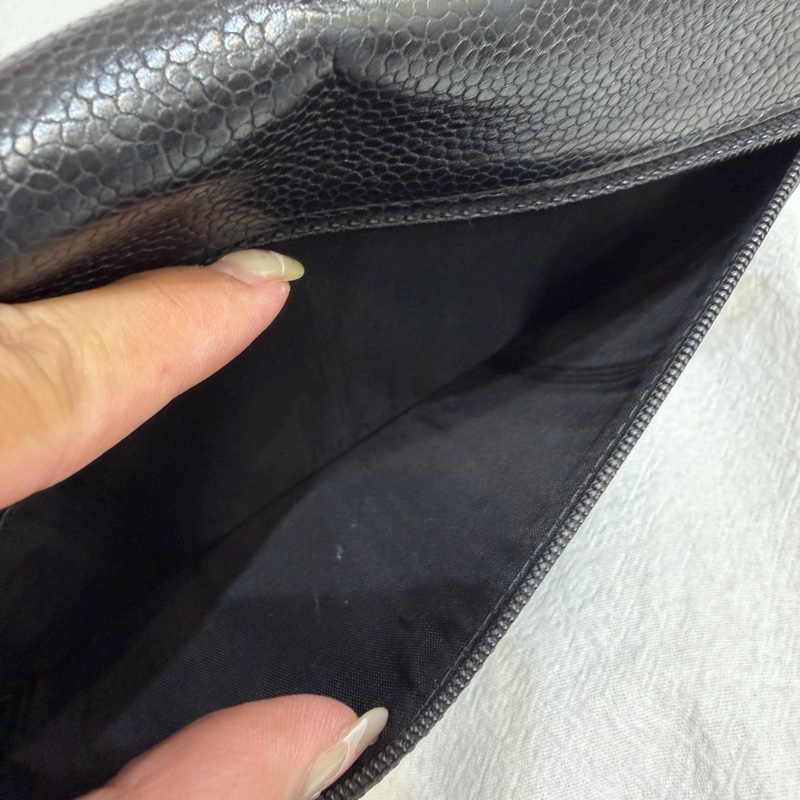 Chanel WOC金鍊荔枝牛皮斜背包-9