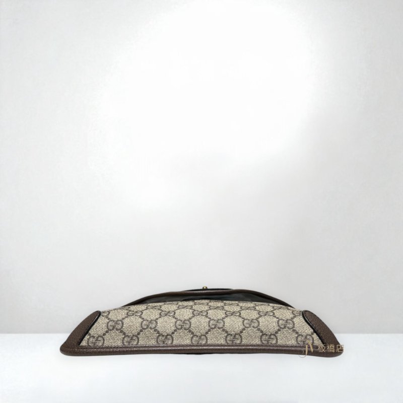 JS1376-GUCCI  Neo Vintage 烏木色虎頭中型郵差肩背包 598604-4