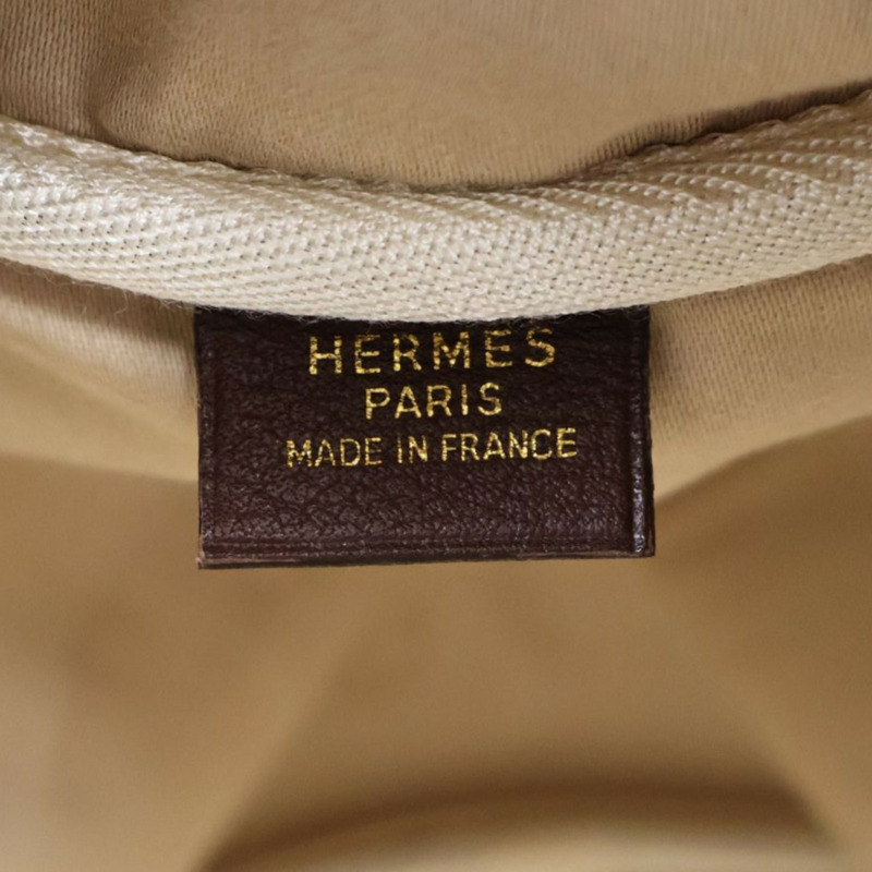 棕色 TC牛皮 victoria □C刻 肩背包【HERMES 愛馬仕】-3