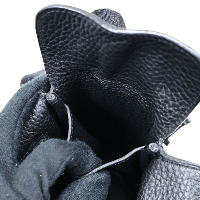 黑色 TC皮革 Tibet Vertical MM 肩背包 □J刻【HERMES 愛馬仕】 043796CK-3