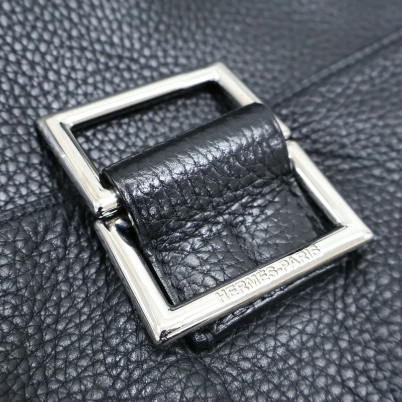 黑色 TC皮革 Tibet Vertical MM 肩背包 □J刻【HERMES 愛馬仕】 043796CK-6