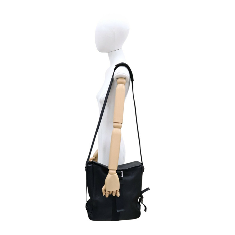 黑色 TC皮革 Tibet Vertical MM 肩背包 □J刻【HERMES 愛馬仕】 043796CK-7