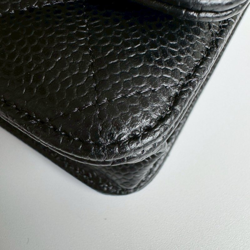 💥香香必買款 Chanel 全新 黑色金釦WOC-3