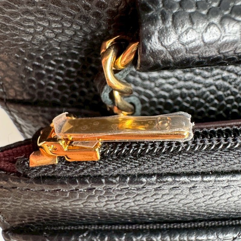 💥香香必買款 Chanel 全新 黑色金釦WOC-10