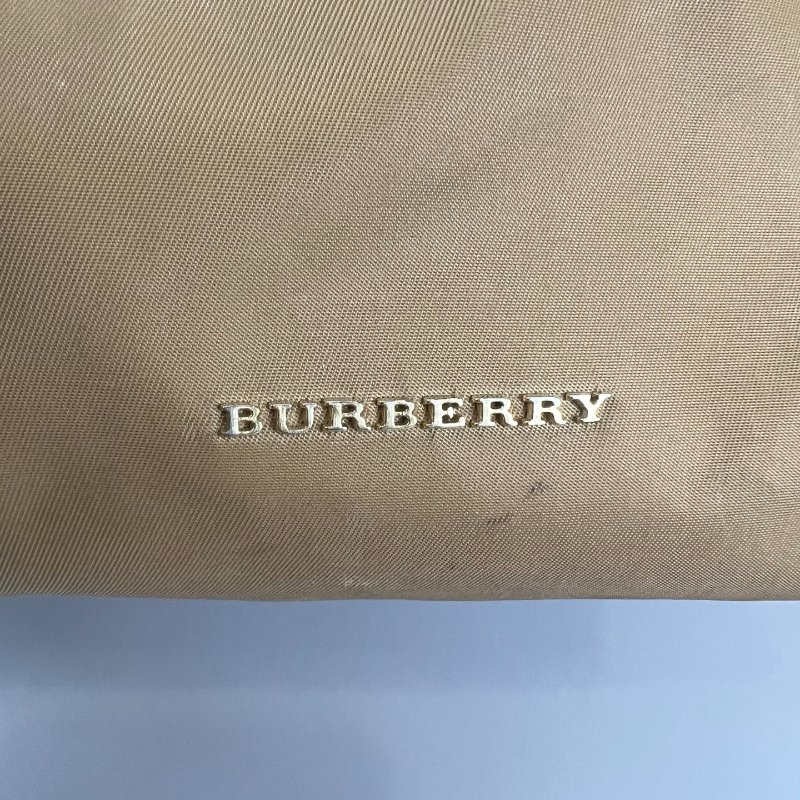 BURBERRY 土黃尼龍後背包-12