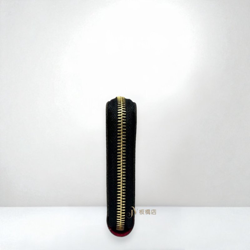 JS1383-LV  村上隆系列黑彩拉鍊長夾M60243-2