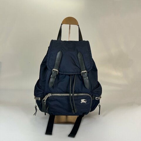 BURBERRY 藍尼龍後背包(舊款)
