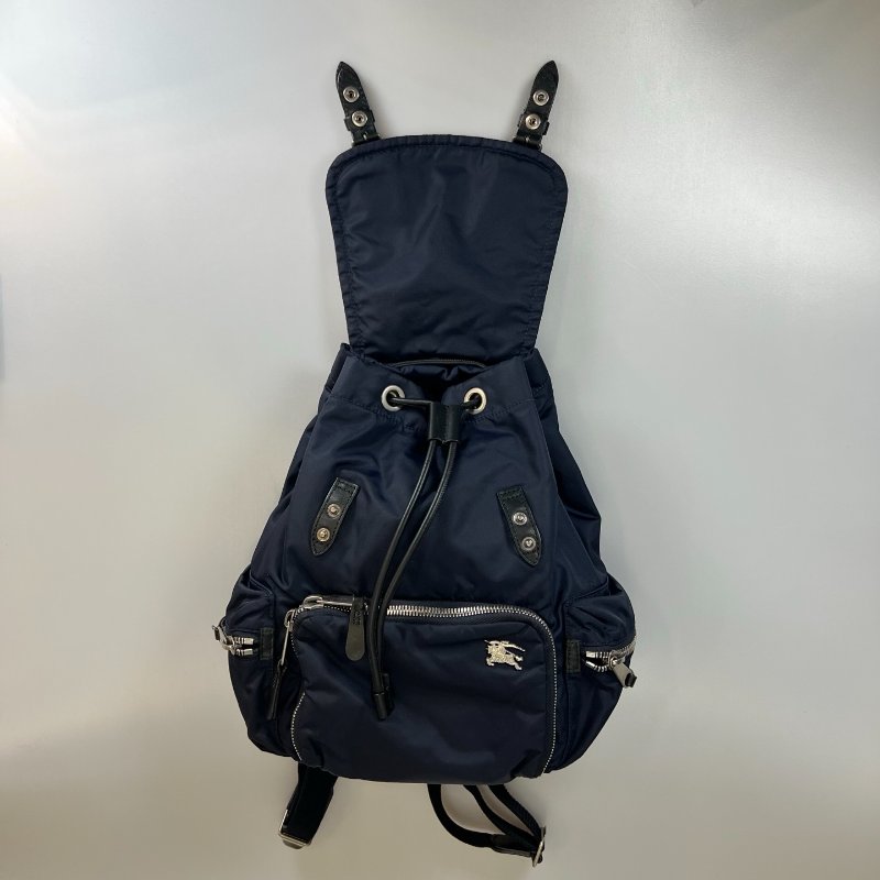 BURBERRY 藍尼龍後背包(舊款)-5