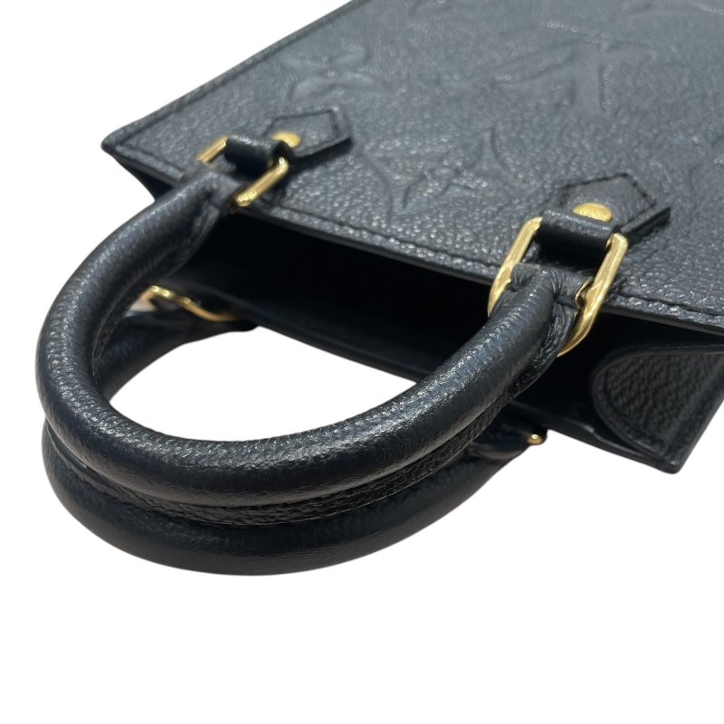 LOUIS VUITTON 路易威登 M80478 Petit Sac Plat 迷你琴譜包 皮革 黑色 金釦-10