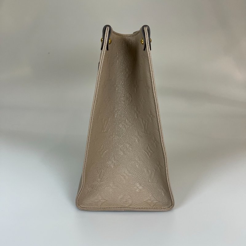 LV M45607/晶片款 斑鳩灰ONTHEGO MM托特包-3