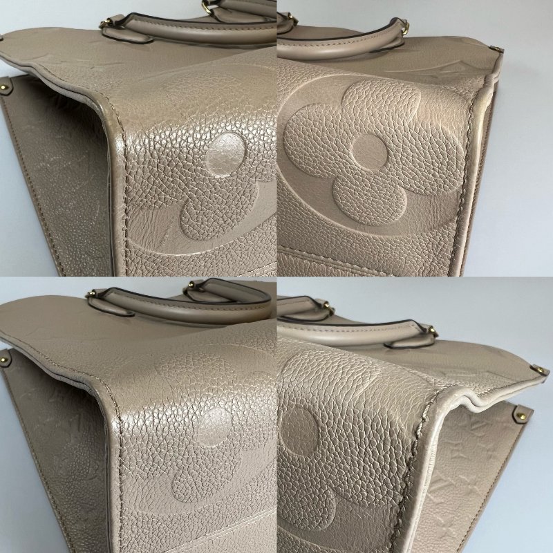 LV M45607/晶片款 斑鳩灰ONTHEGO MM托特包-10