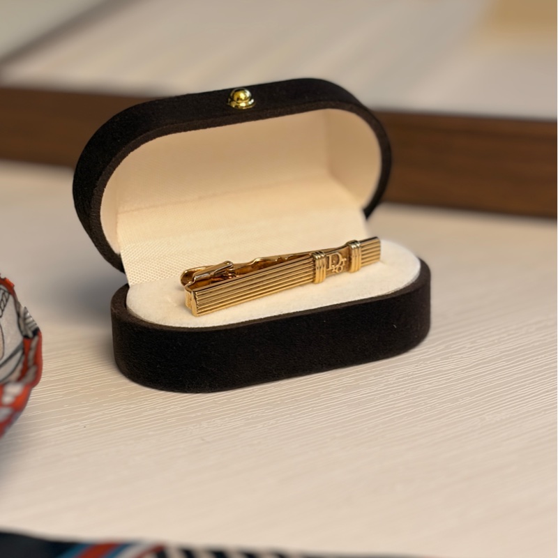 Christian Dior 領帶夾 太夾 Dior logo 西裝配件-0