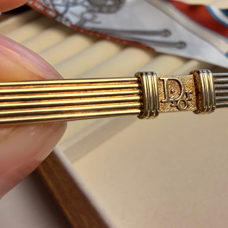 Christian Dior 領帶夾 太夾 Dior logo 西裝配件-13