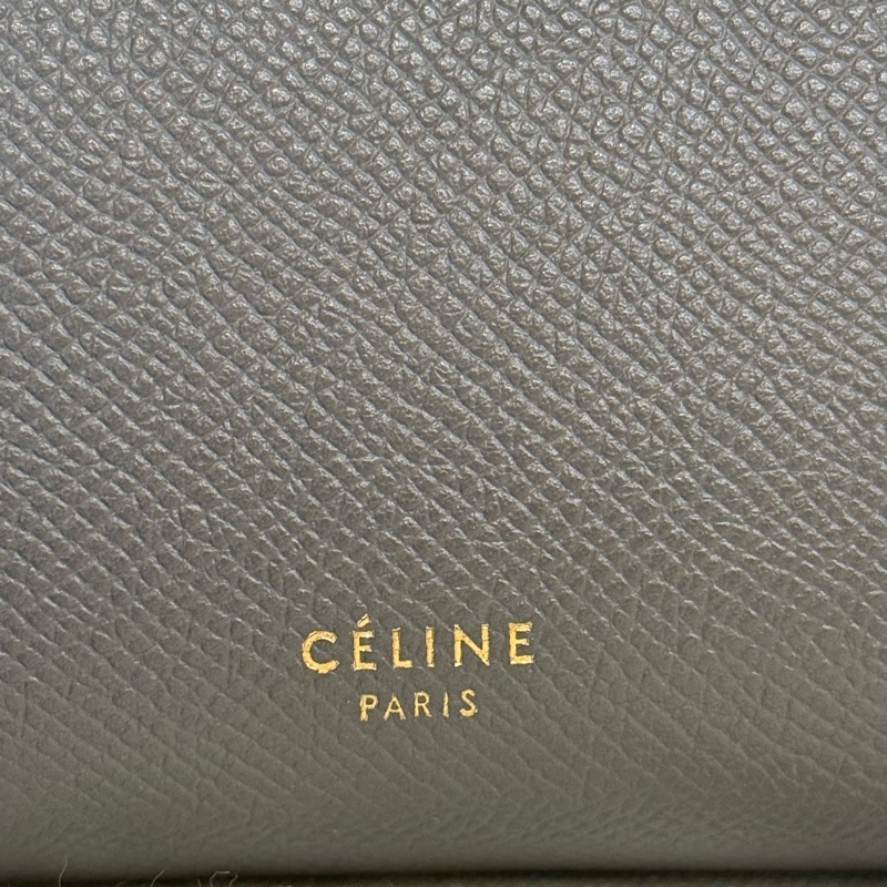 二手出清 Celine micro belt 鯰魚包 大象灰-2