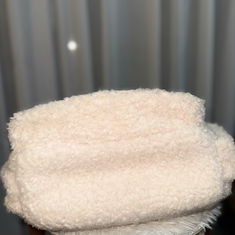 🌸 二手精品 特價🉐 CHLOE 毛茸茸泰迪後背包-14