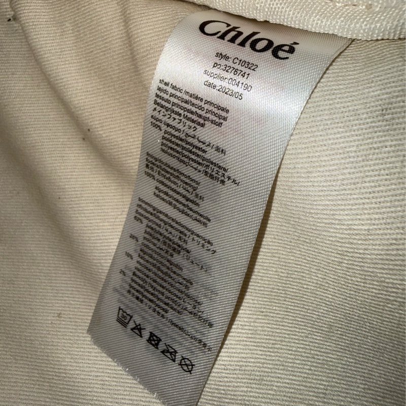 🌸 二手精品 特價🉐 CHLOE 毛茸茸泰迪後背包-25