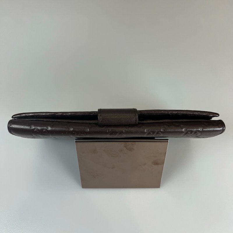 GUCCI 212089 皮壓紋掀蓋長夾-4