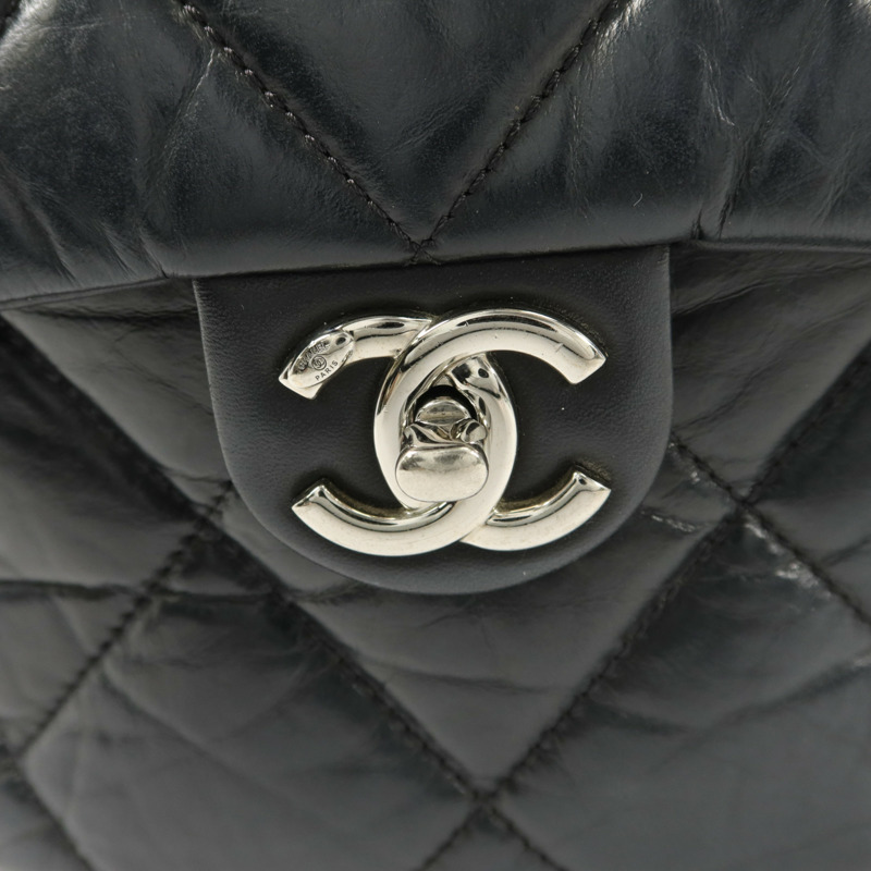 CHANEL 羊皮皮革Chain Shoulder鏈帶肩背袋-9