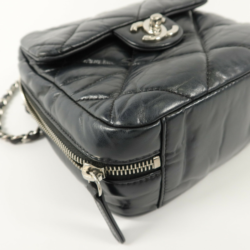 CHANEL 羊皮皮革Chain Shoulder鏈帶肩背袋-14