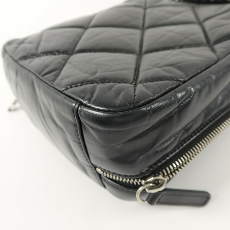 CHANEL 羊皮皮革Chain Shoulder鏈帶肩背袋-15