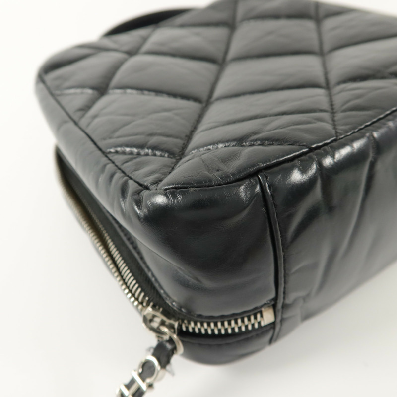 CHANEL 羊皮皮革Chain Shoulder鏈帶肩背袋-16