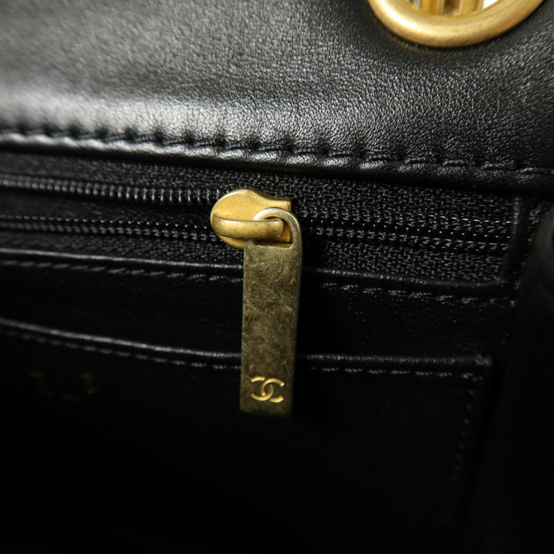 CHANEL 羊皮皮革2.55 Mini Chain Shoulder Bag鏈帶肩背袋-17