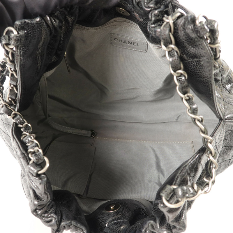 CHANEL 牛皮皮革Shoulder Bag鏈帶肩背袋-4